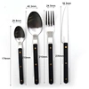 4 piece flatware set